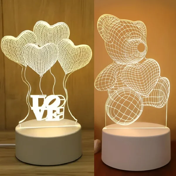 Декоративна 3D LED лампа LEDLOVE®