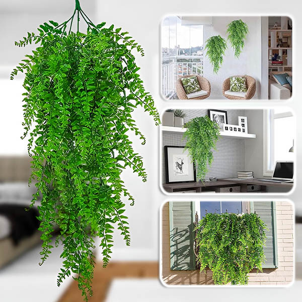Изкуствен Висящ Папрат (80 см) - FERNY®, izkustven visyasch paprat 80 sm ferny