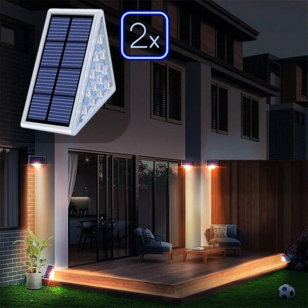 2 бр. Водоустойчиви Соларни Лампи - LUMOSTEP®, 2 br vodoustoichivi solarni lampi lumostep