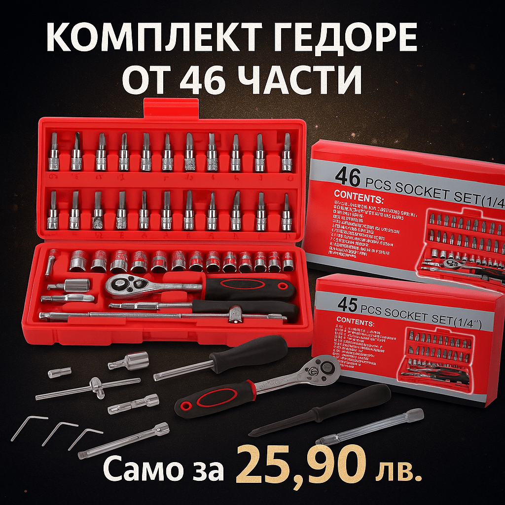 Комплект Гедоре от 46 Части - TORXPRO®, komplekt gedore ot 46 chasti torxpro