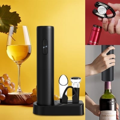 Комплект Електрическа Отварачка За Вино 5 в 1 - VINOCORK®