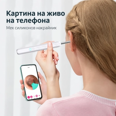 Уред За Почистване На Уши с HD Камера - EARSCAN®