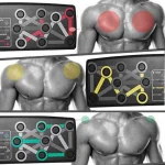 Многофункционална Преносима Дъска за Лицеви Опори MUSCLEPLATE, mnogofunkcionalna prenosima daska za licevi opori muscleplate