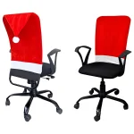 Комплект 4бр. Коледни Покривала За Столове SANTASEAT®, komplekt 4br koledni pokrivala za stolove santaseat