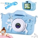 Детски Цифров Фотоапарат Еднорог с Вградени Игри - PIXIKID®