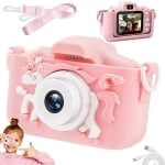 Детски Цифров Фотоапарат Еднорог с Вградени Игри - PIXIKID®