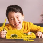 Детска Забавна Чиния с Прибори За Хранене - JOOPLATE®, detska zabavna chiniya s pribori za hranene jooplate