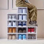 Сгъваем Шкаф За Обувки с Прозрачни Вратички - SHOZBOX®, sgavaem shkaf za obuvki s prozrachni vratichki shozbox