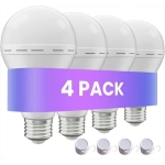 Комплект 4бр. Акумулаторни Аварийни Крушки За Осветление - EVOBULBS®, komplekt 4br akumulatorni avariini krushki za osvetlenie evobulbs