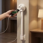 Сгъваем Разклонител с 3 Контакта и 2 USB Порта – FLEXSOCKET®, sgavaem razklonitel s 3 kontakta i 2 usb porta flexsocket
