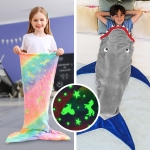 Светещо Детско Одеяло с Опашка – MERMAIDREAM®, svetescho detsko odeyalo s opashka mermaidream